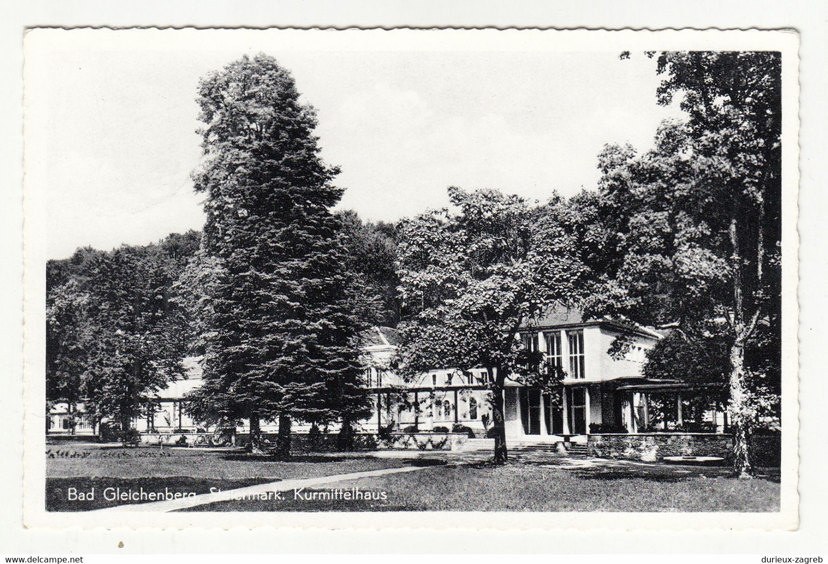 Bad Gleichenberg Kurmittelhaus Old Postcard Posted 1956 B220310 - Bad Gleichenberg