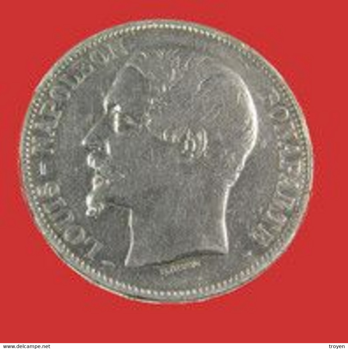 5 Francs  -  Napoléon III -  France - Petite Tête - 1852 - Argent - - 5 Francs