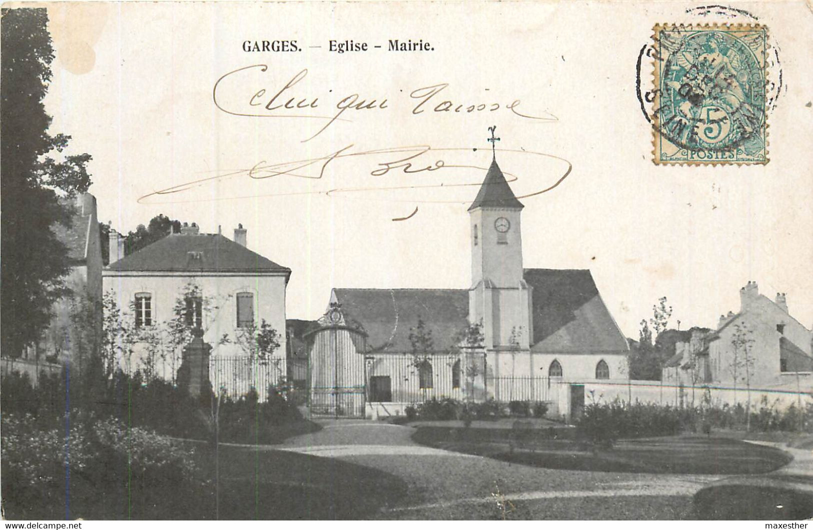 GARGES église Et Mairie - Garges Les Gonesses