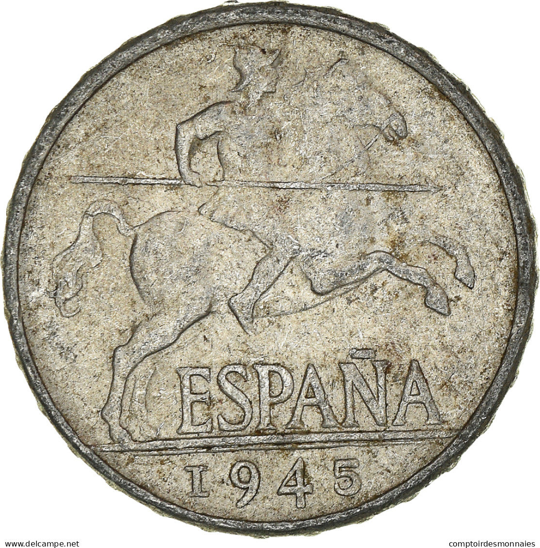 Monnaie, Espagne, 5 Centimos, 1945 - 5 Centesimi