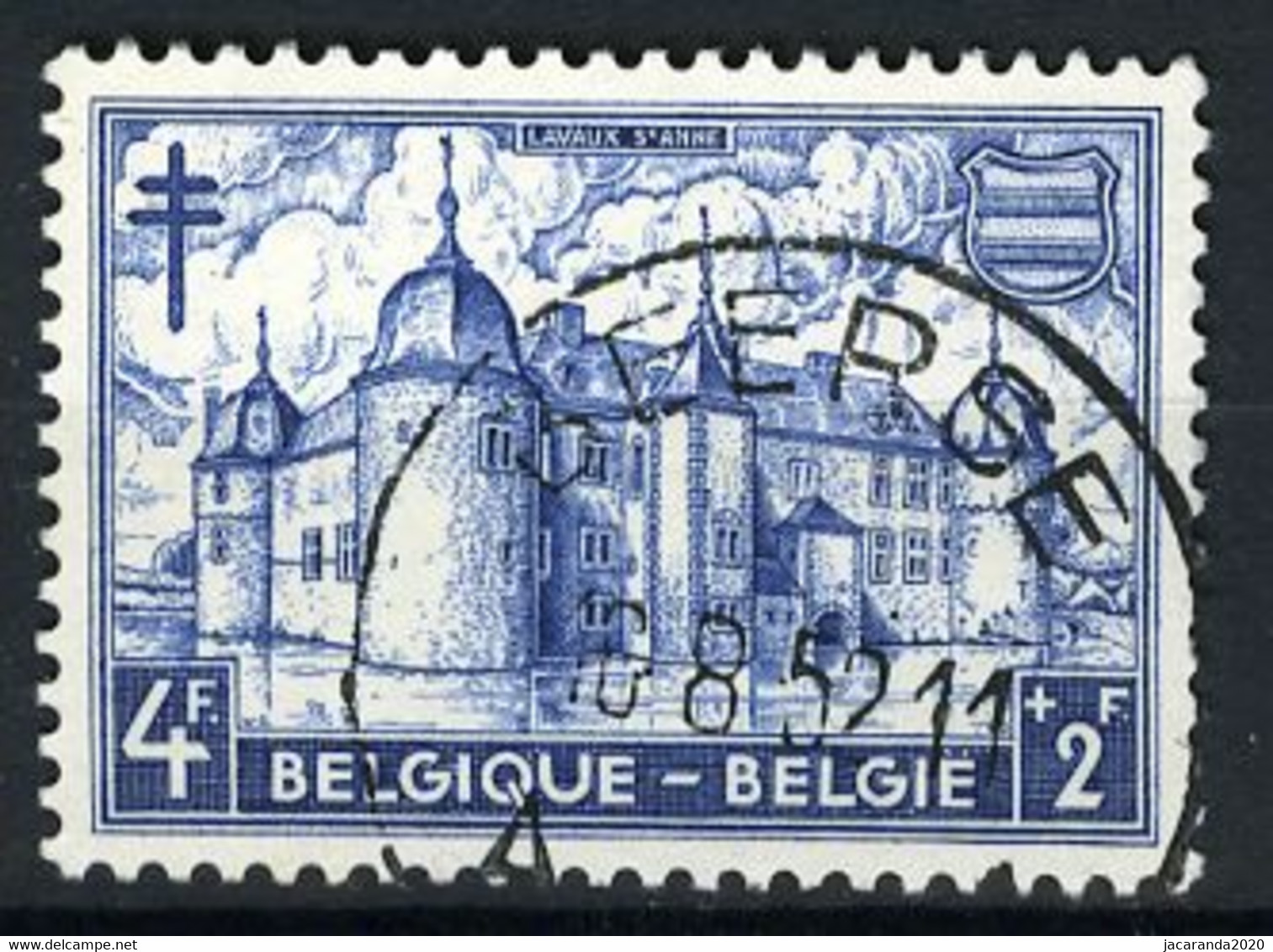 België 874 - Antitering - Kastelen - Lavaux Ste. Anne - Gestempeld - Oblitéré - Used - Gebruikt