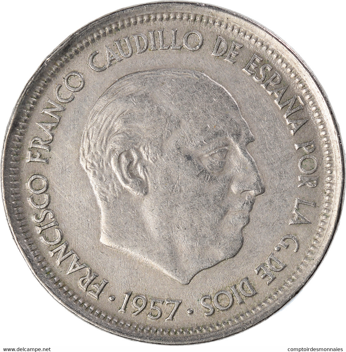 Monnaie, Espagne, 50 Pesetas, 1957 (58) - 50 Peseta