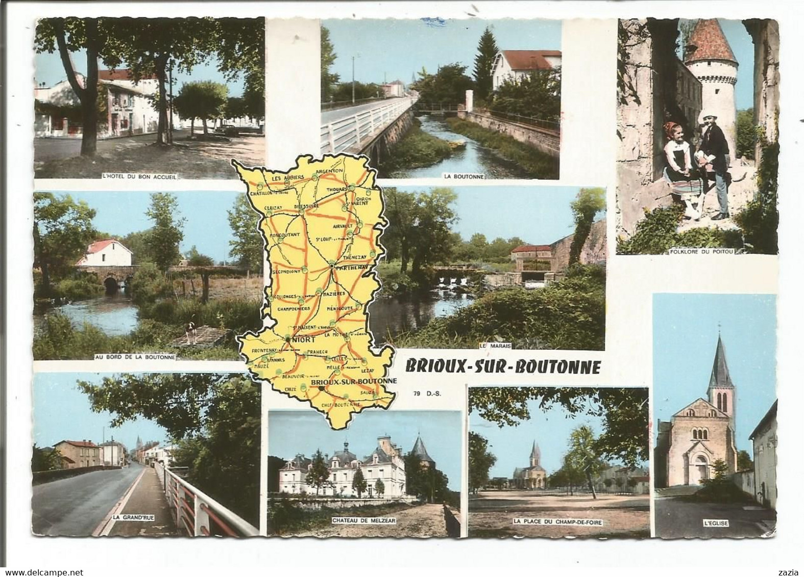 79.222/ BRIOUX Sur BOUTONNE - Multivues - Brioux Sur Boutonne