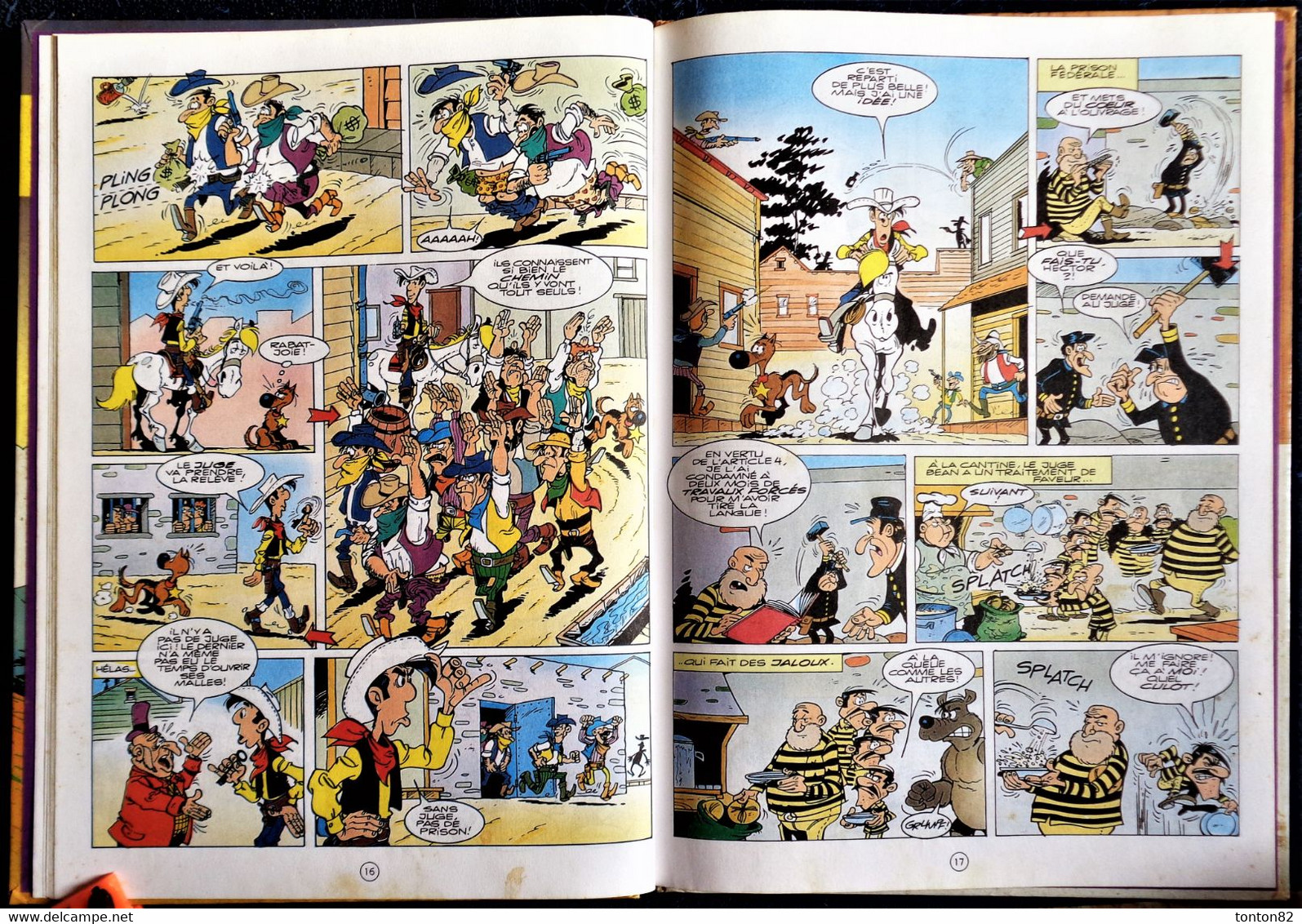 Morris - Lucky Luke - MAC Chez Les Indiens - LUCKY Productions / ESSO - ( EO 1995 )  . - Lucky Luke