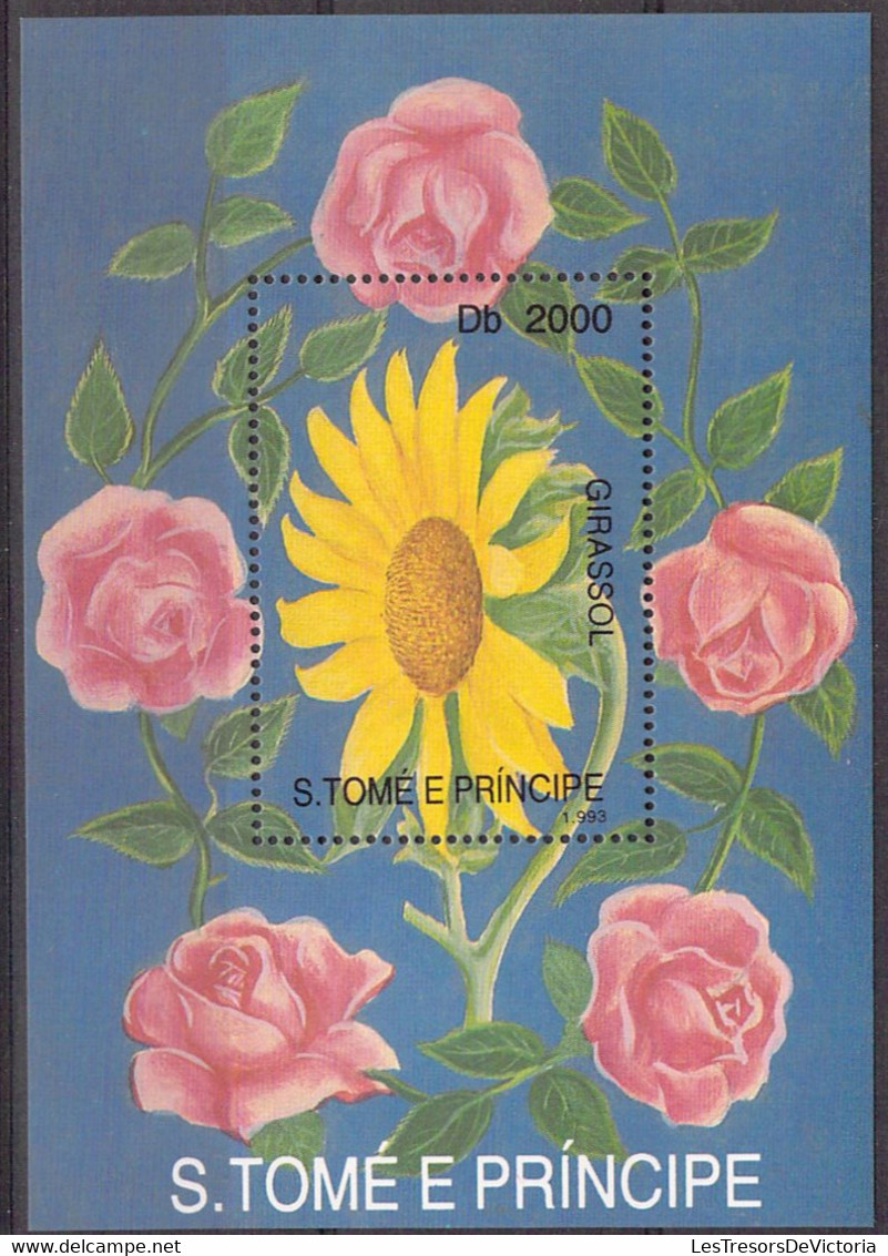 Lot De Timbres Thème Fleurs - Roses - S Tomé E Principe - Cuba - Turquie Etc. - Rosas