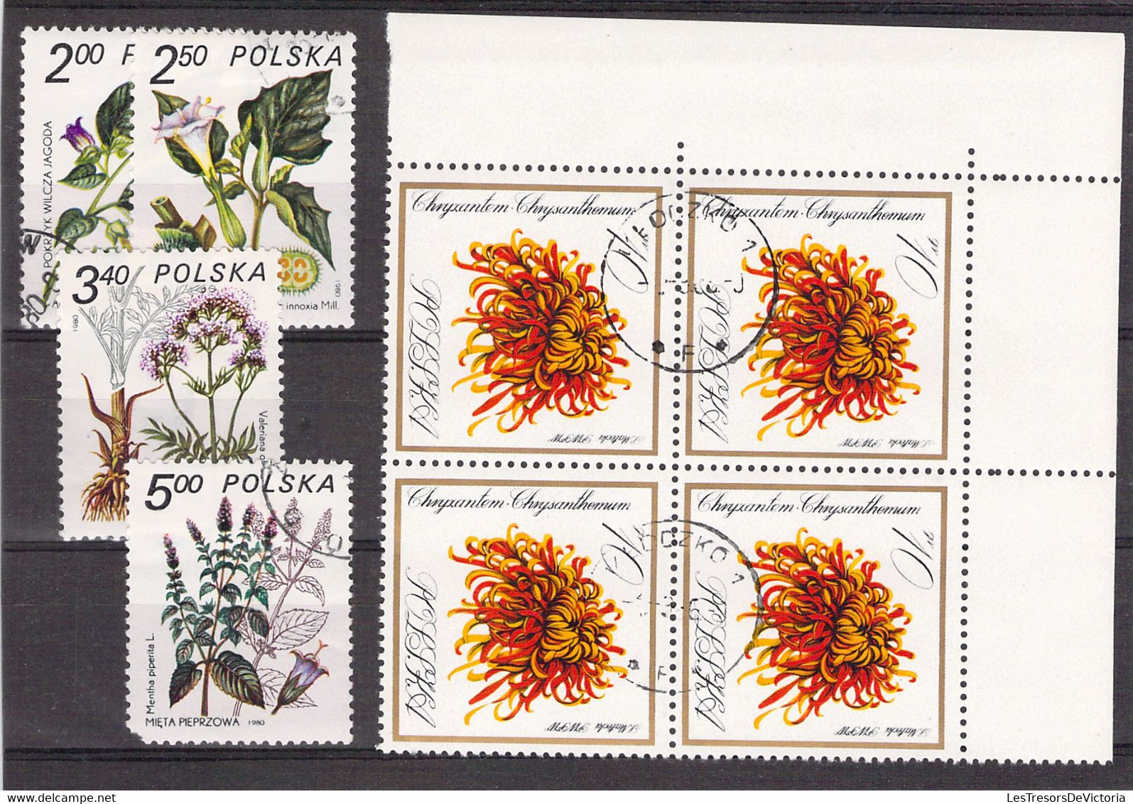 Lot De Timbres Thème Fleurs -  Pologne - Canada - Chine Etc. - Sonstige & Ohne Zuordnung