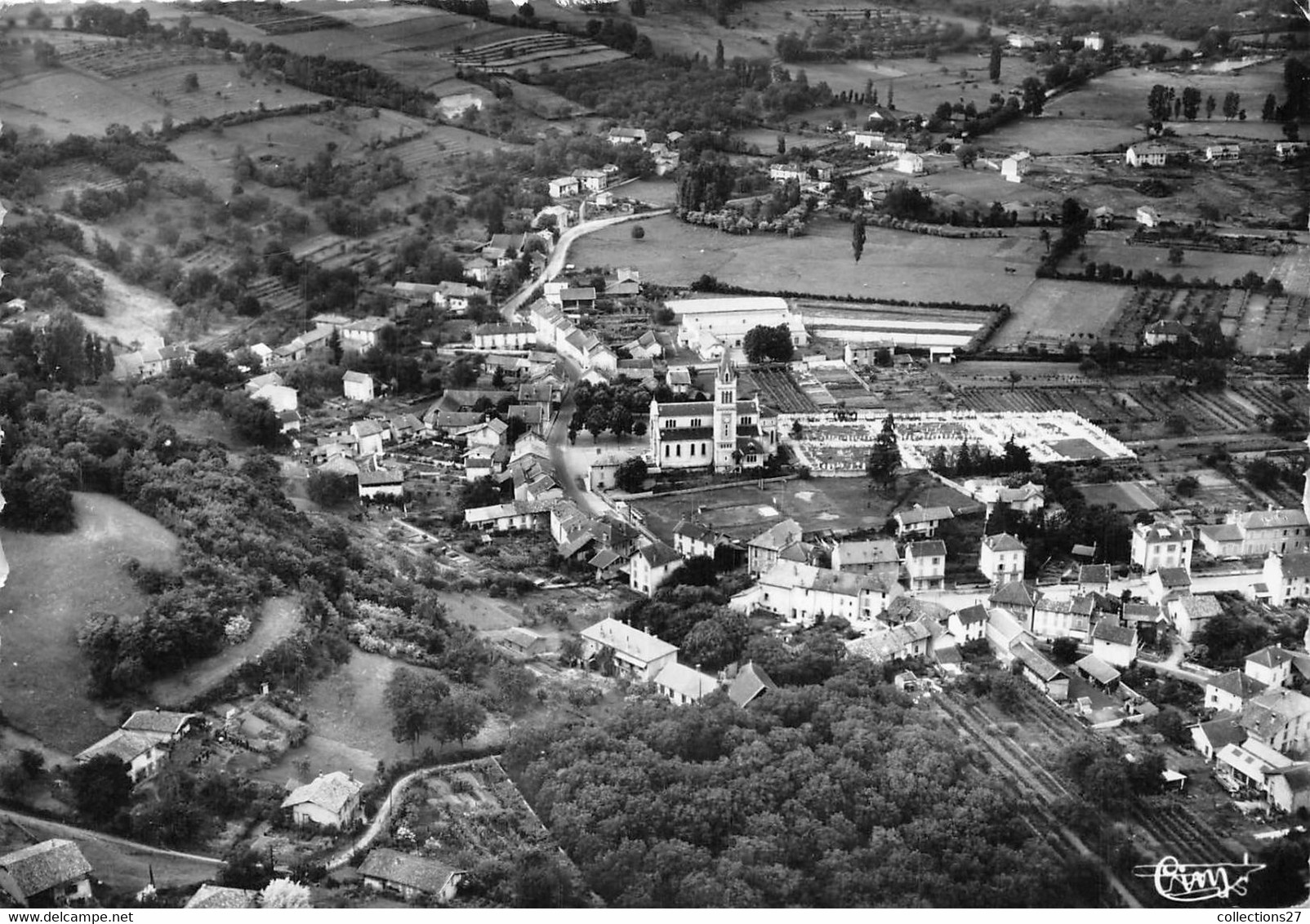 38-RENAGE-VUE PANORAMIQUE AÉRIENNE - Renage