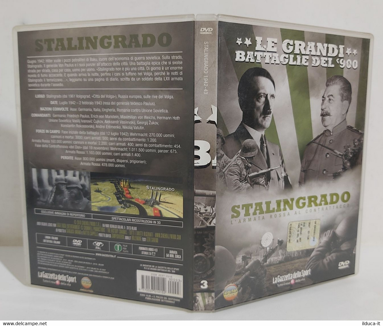 I104029 DVD - Le Grandi Battaglie Del '900 - Stalingrado - Gazzetta Dello Sport - Dokumentarfilme