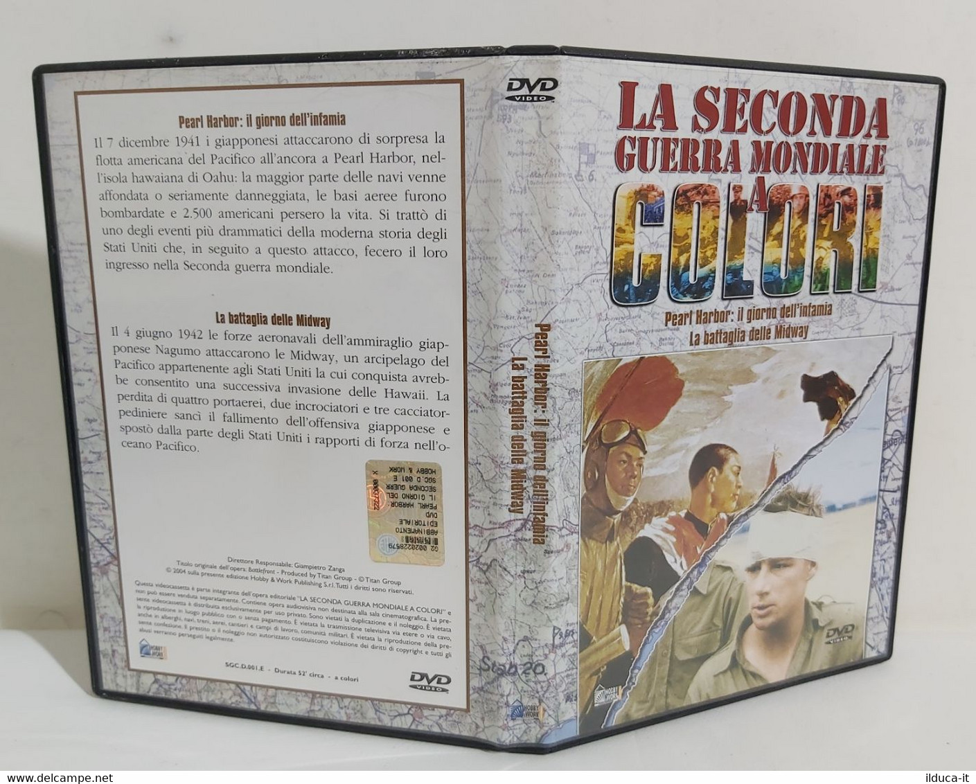 I104042 DVD - La Seconda Guerra Mondiale A Colori - Pearl Harbor / Midway - Documentary