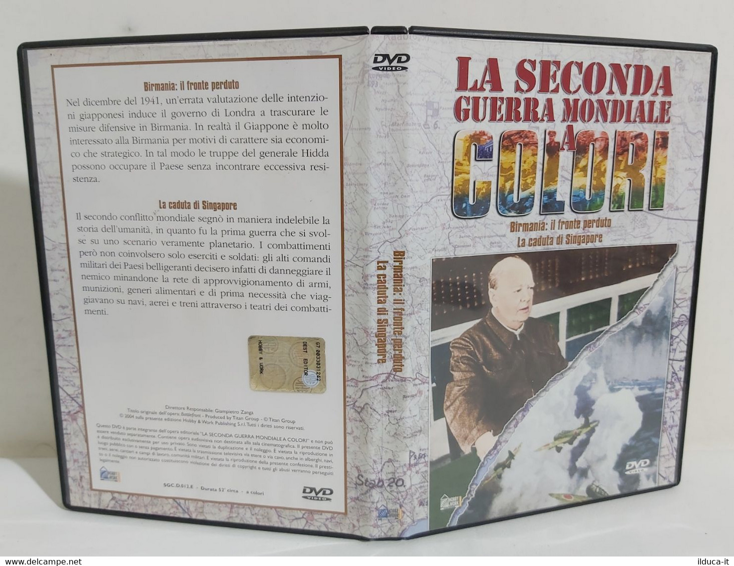 I104043 DVD - La Seconda Guerra Mondiale A Colori - Birmania / Singapore - Documentary