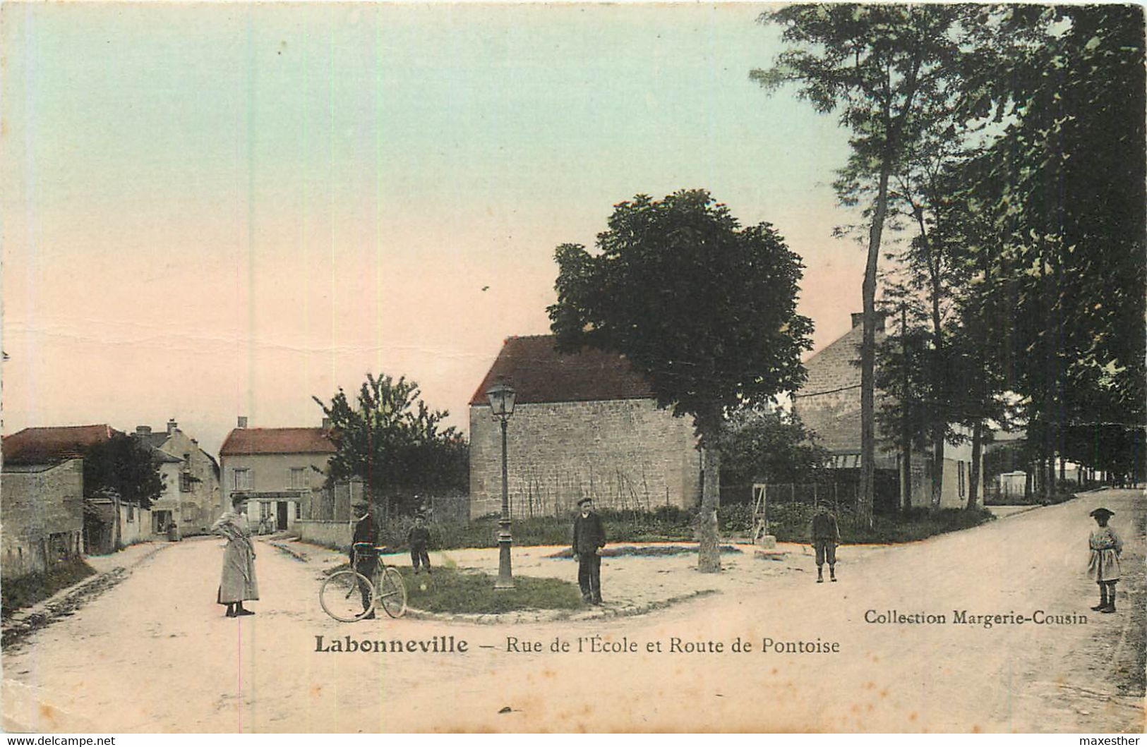 LABONNEVILLE Rue De L'école Et Rue De Pontoise - Andere & Zonder Classificatie