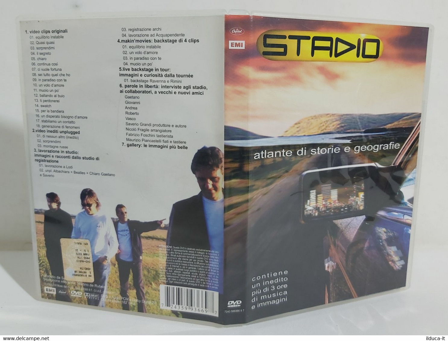 I104067 DVD - Stadio - Atlante Di Storie E Geografie - Concert & Music