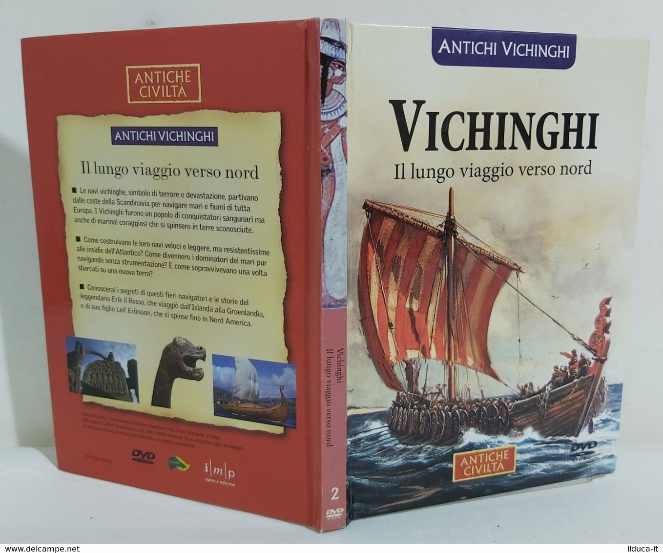 I104079 DVD - Antiche Civiltà N.2 - Vichinghi - Il Lungo Viaggio Verso Nord - Dokumentarfilme
