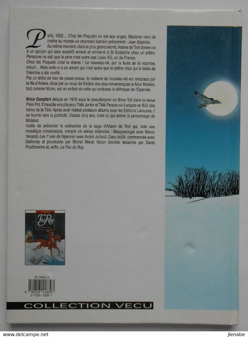 Fou Du Roy ( Le ) Tome 1 EO " Le Pavillon Des Singes " EO 1995 - Fou Du Roy, Le