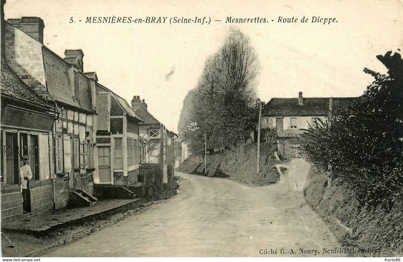 Mesnières En Bray * Mesnerettes , Route De Dieppe * Quartier Village - Mesnières-en-Bray