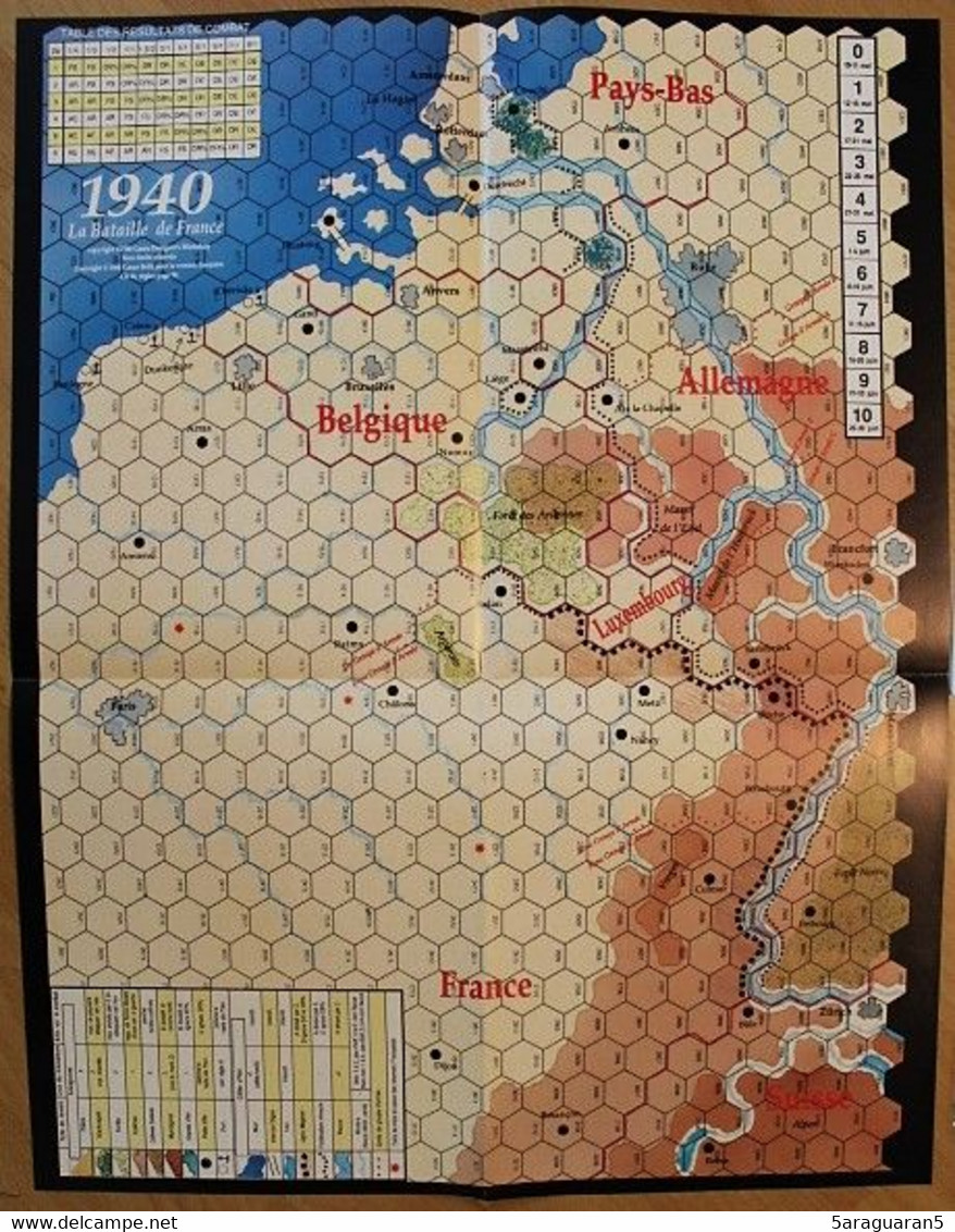 MAGAZINE - CASUS BELLI - Numéro 46 - 1988 Avec Encart / Wargame Complet 1940 - Rollenspiele