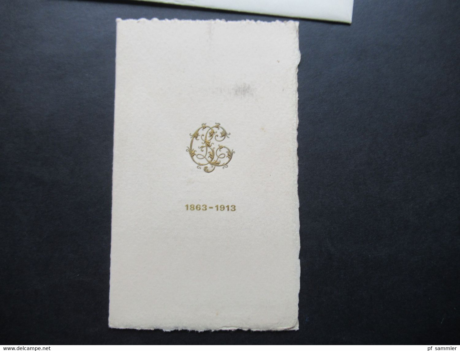 Frankreich 1863 - 1913 Einladungskarte Menu Du Diner Chateau De Madrid Spreisekarte / Weinkarte Moet & Chandon 1863 - Historische Dokumente