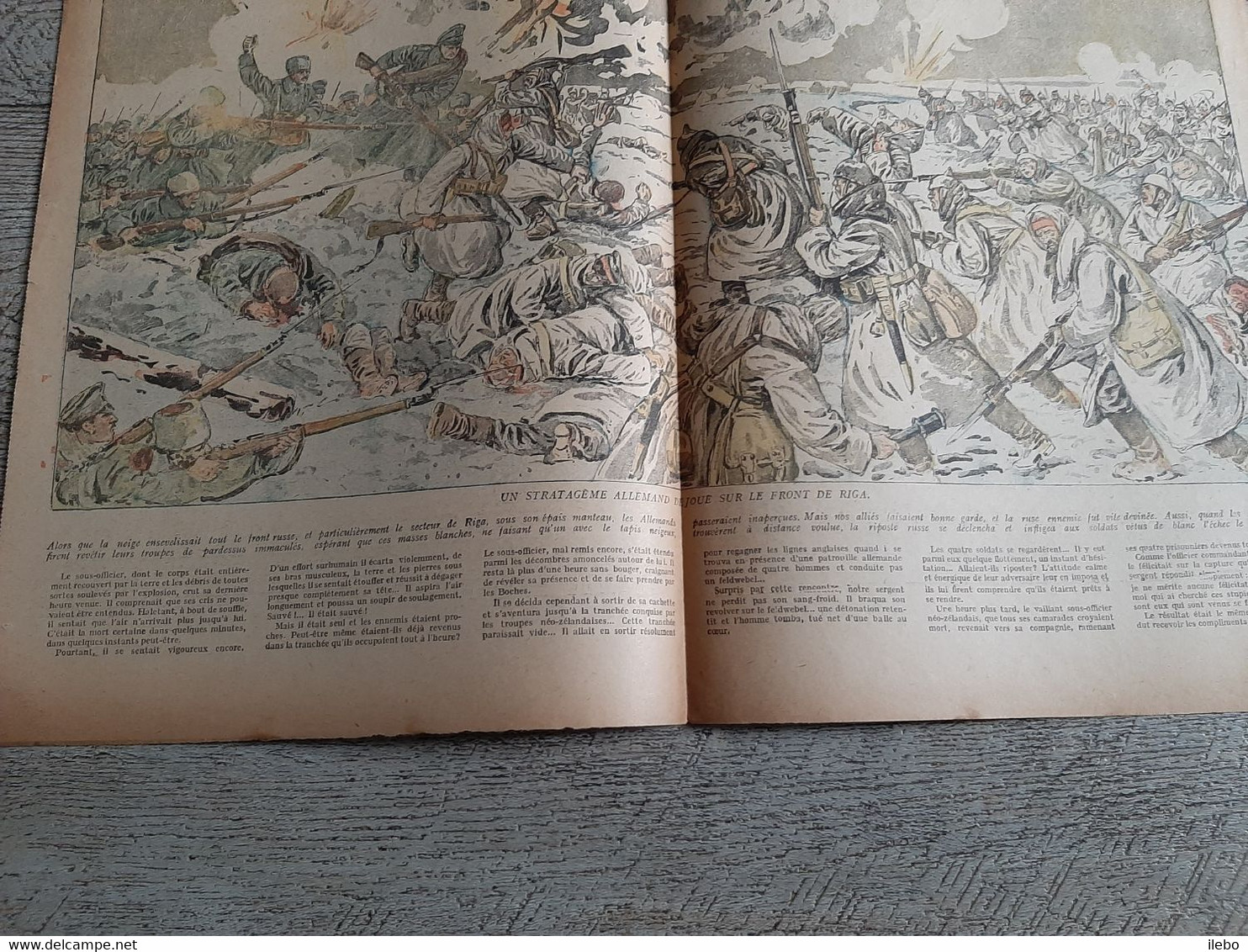 L'illustré National N°124 Caricature Le Général Balfourier Front D'italie Et De Riga Ww1 Guerre - Le Petit Journal