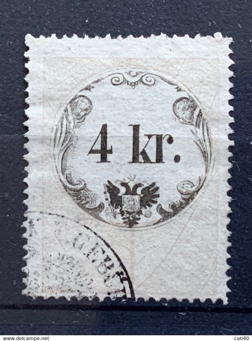 AUSTRIA  STEMPELMARKE MARCHE DA BOLLO  - 4 Kr - Fiscaux