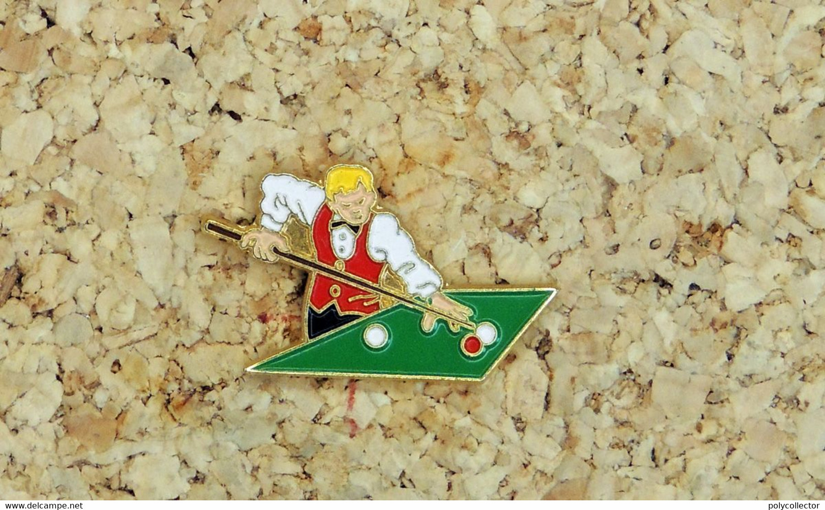 Pin's BILLARD FRANÇAIS - Peint Cloisonné - Fabricant Inconnu - Billard