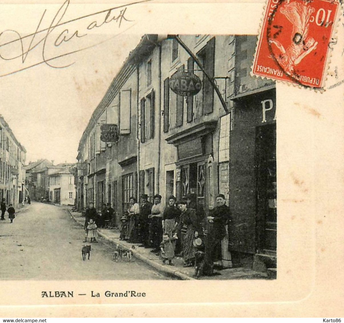 Alban * Débit De Tabac Tabacs TABAC , La Grand'rue - Alban