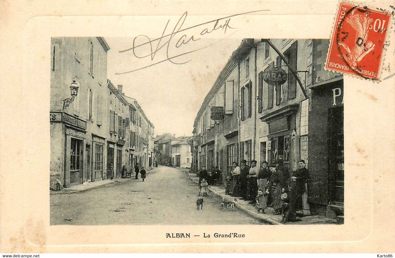 Alban * Débit De Tabac Tabacs TABAC , La Grand'rue - Alban