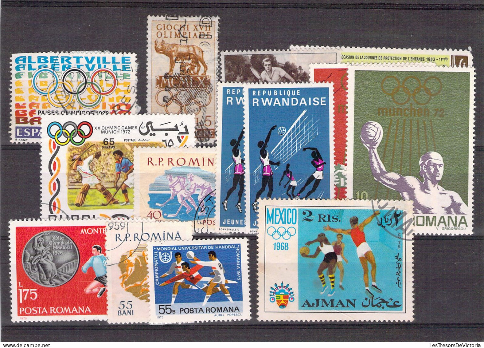 Lot De Timbres Thème Hand Ball - Hand-Ball