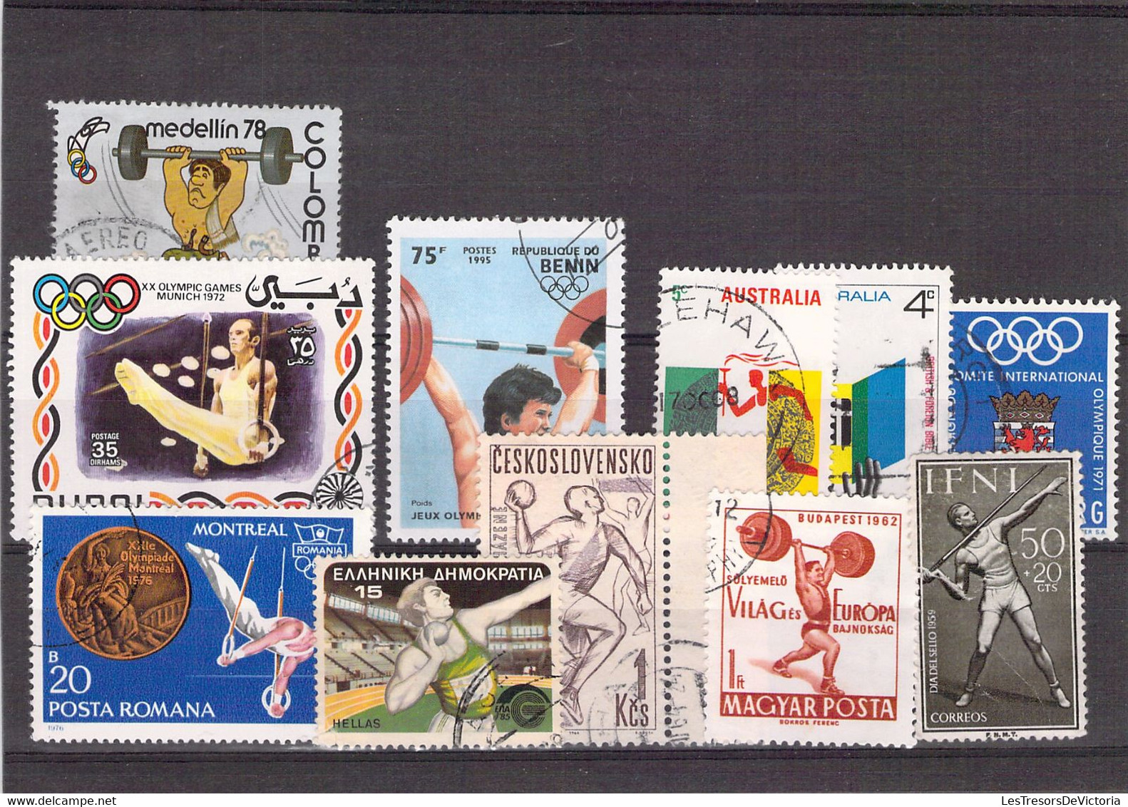 Lot De Timbres Thème Athlétisme - Athletics