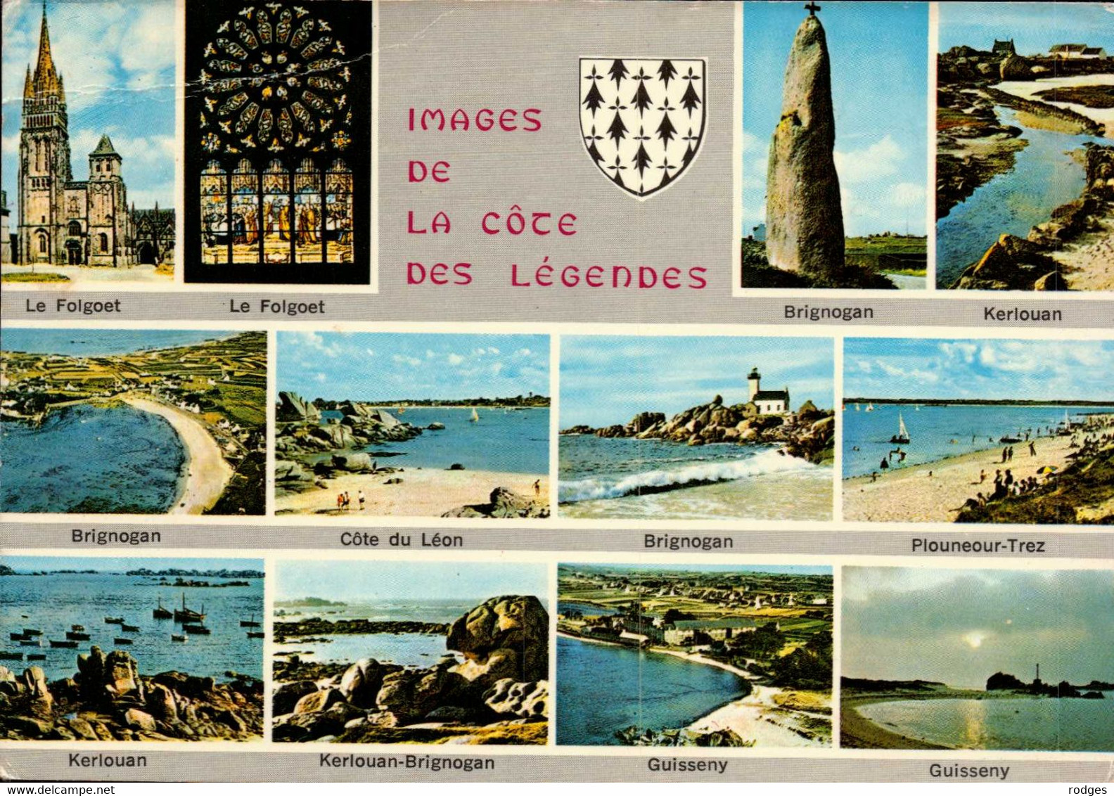 Dep 29 , Cpm Postée à ROSCOFF , Images De La Cote Des LEGENDES , C 87 , Edit. JOS  (3813) - Roscoff