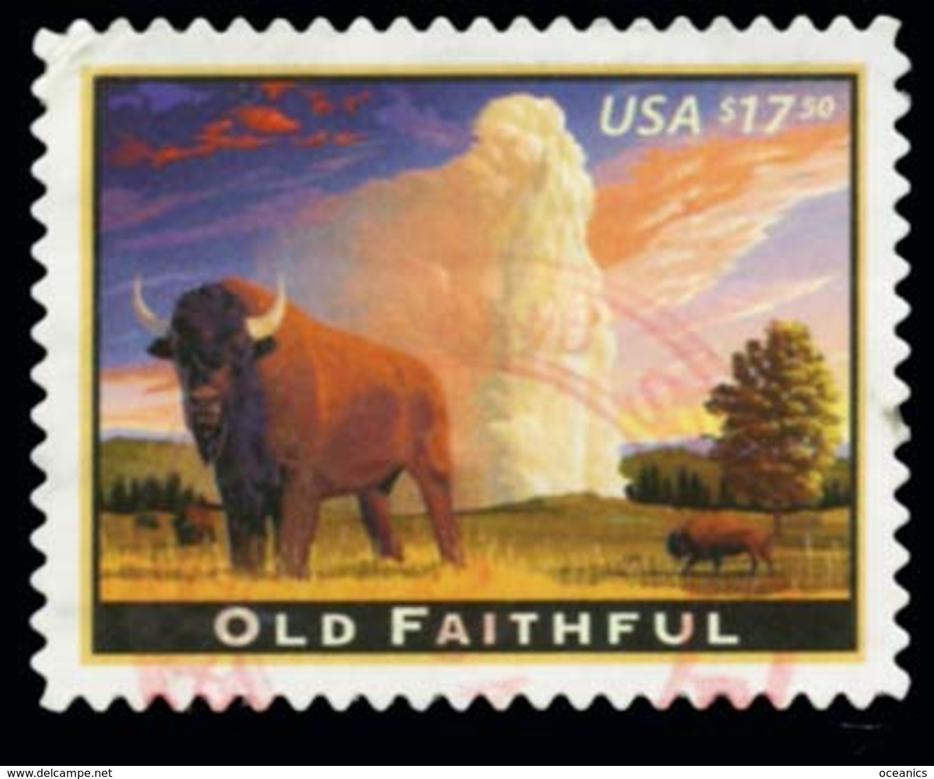 Etats-Unis / United States (Scott No.4379 - Old Faithful) (o) TB / VF - Andere & Zonder Classificatie