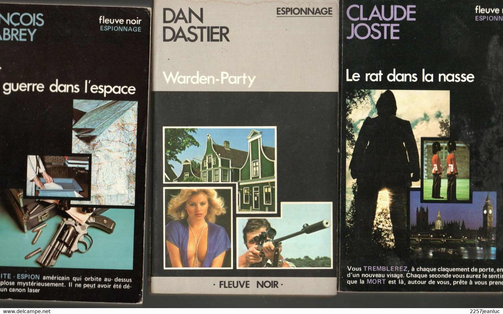 3 Romans Espionnage. Le Rat Dans La Nasse Warden Party & Matt Et La Guerre Dans L'espace Edition Fleuve Noir 1978 - Fleuve Noir