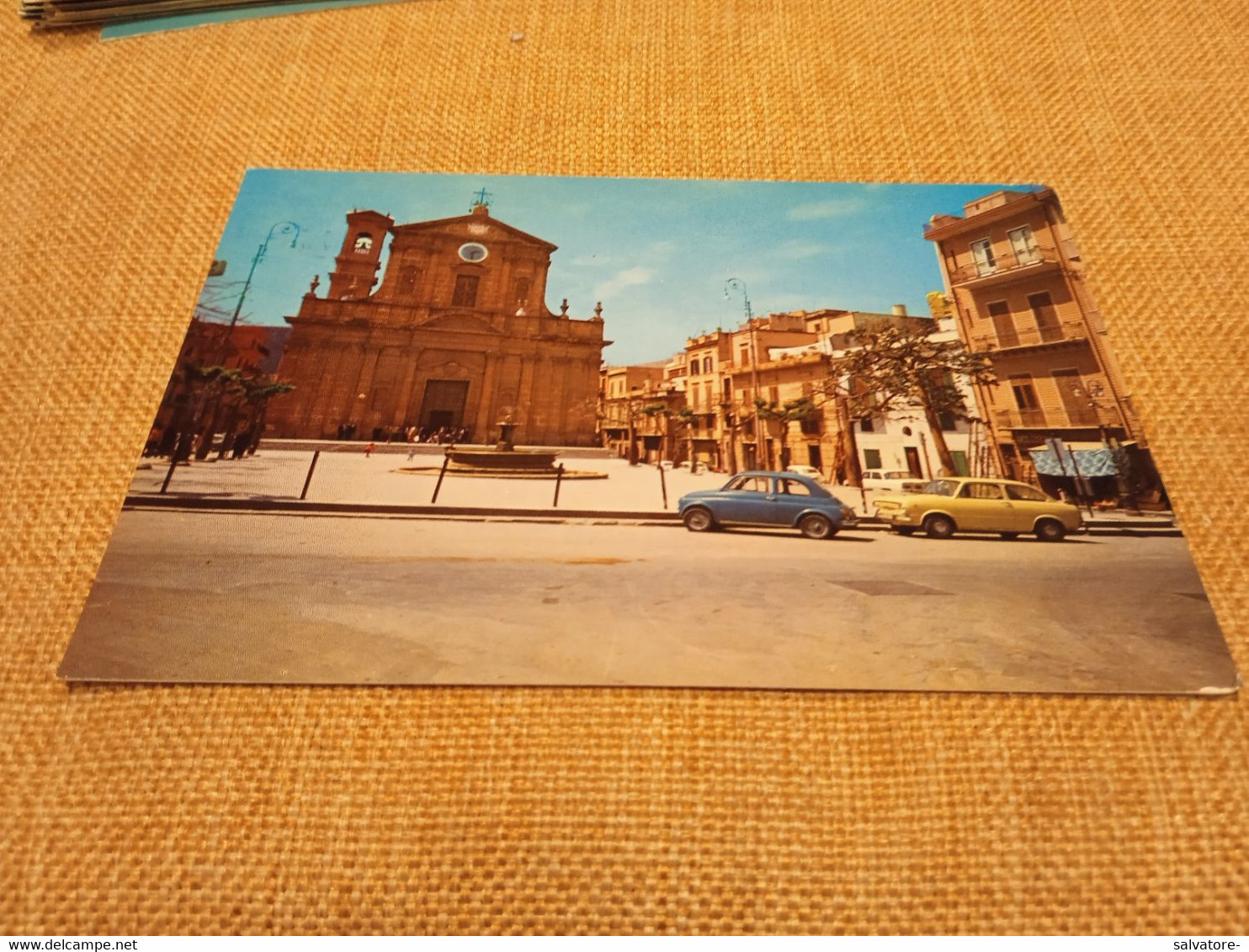 CARTOLINA BAGHERIA- PIAZZA MATRICE- VIAGGIATA 1980 - Bagheria