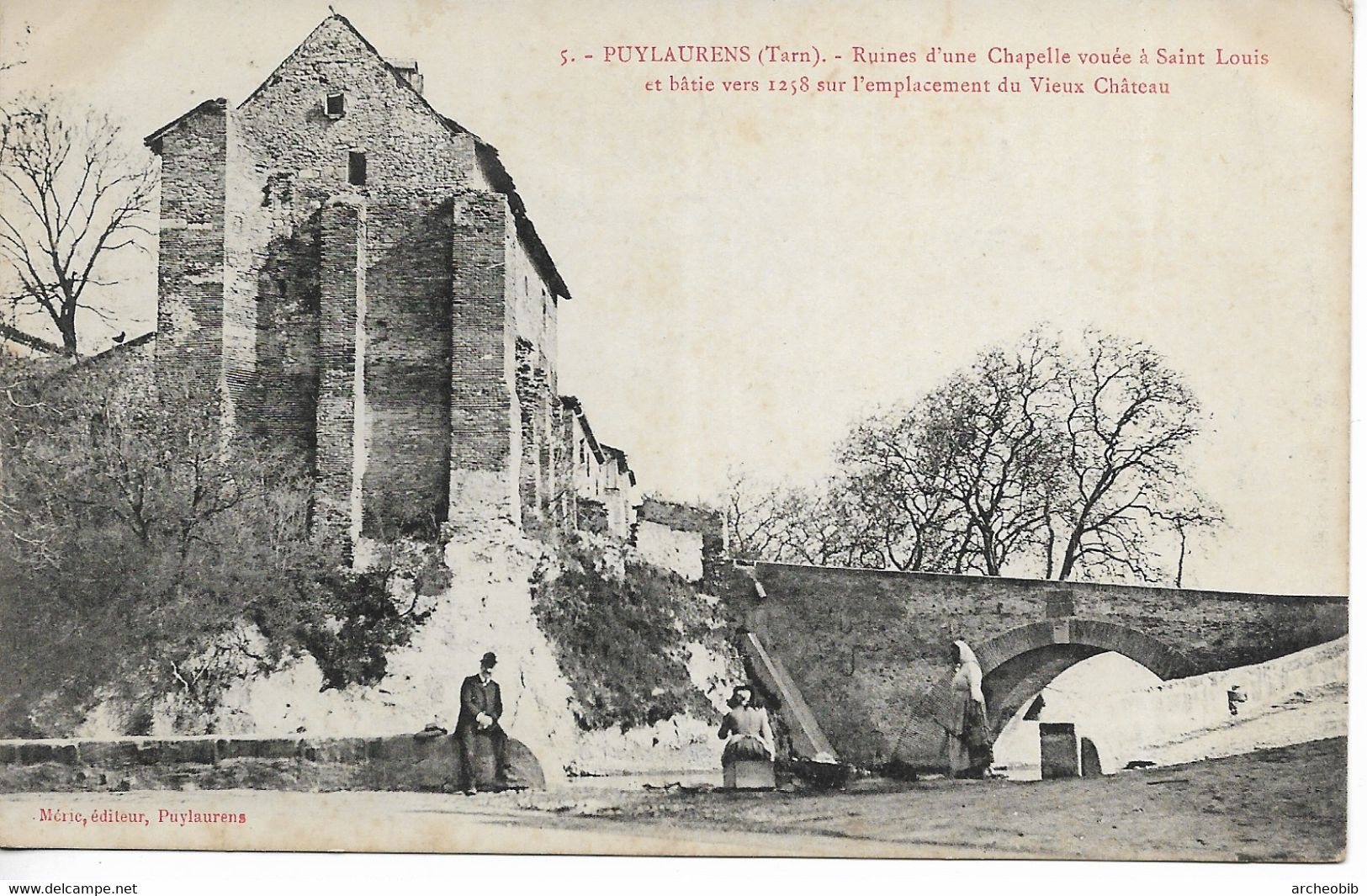 81, Tarn, Puylaurens, Ruines D'une Chapelle. - Puylaurens