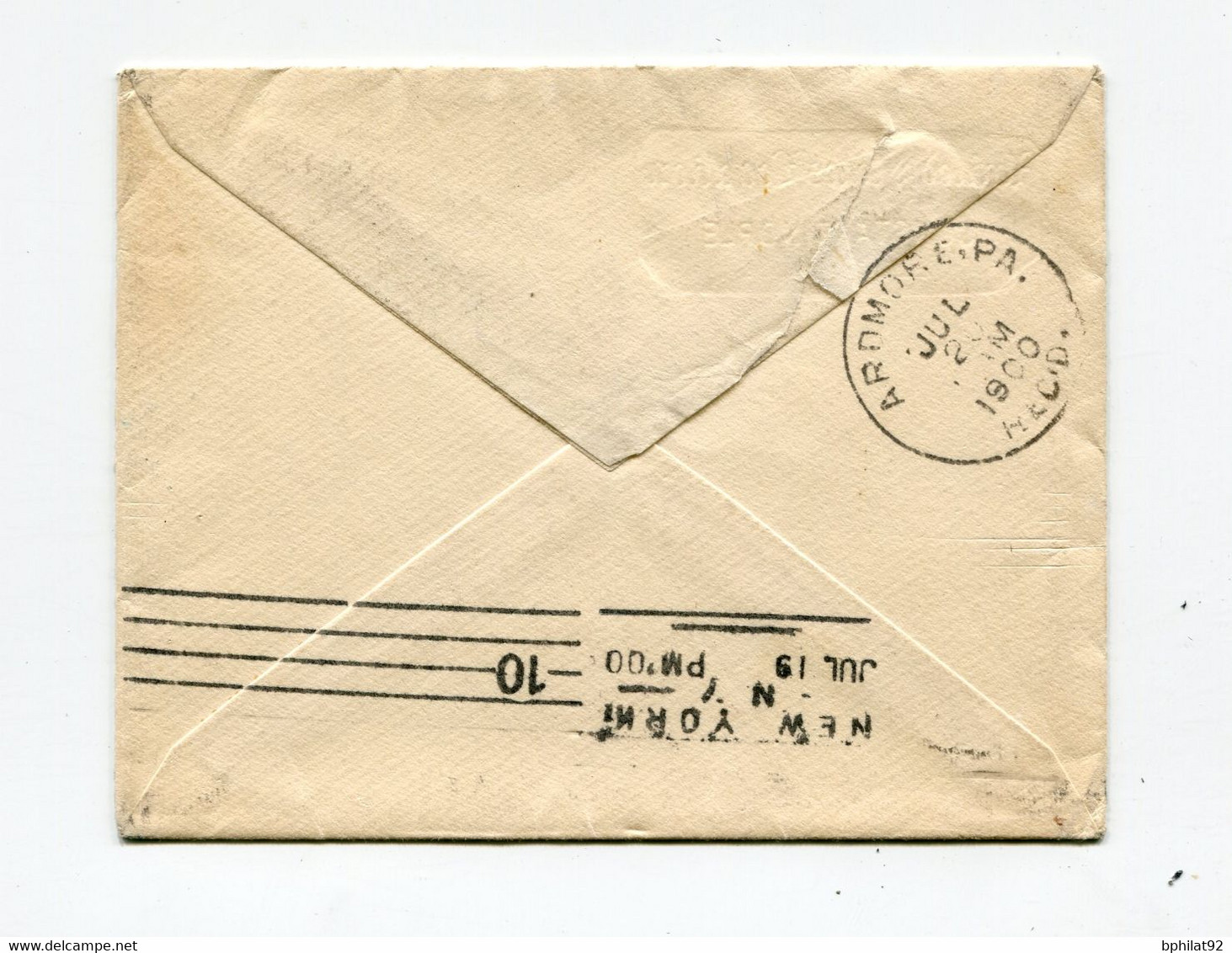 !!! LETTRE DE CONSTANTINOPLE DE 1900 POUR LES USA - Covers & Documents