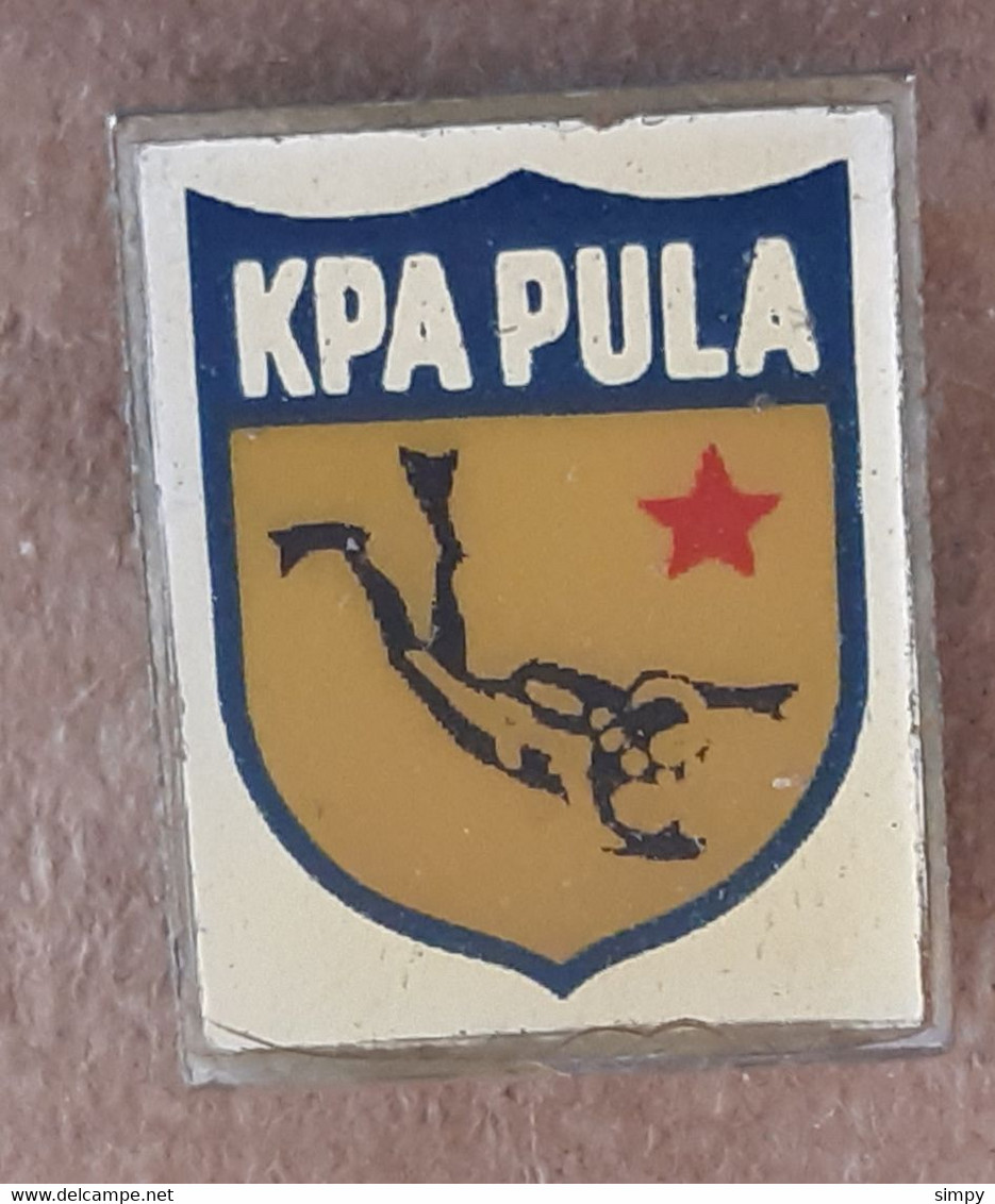 Scuba Diving Club KPA Pula  Underwater Diving Croatia Vintage Pin Badge - Natation