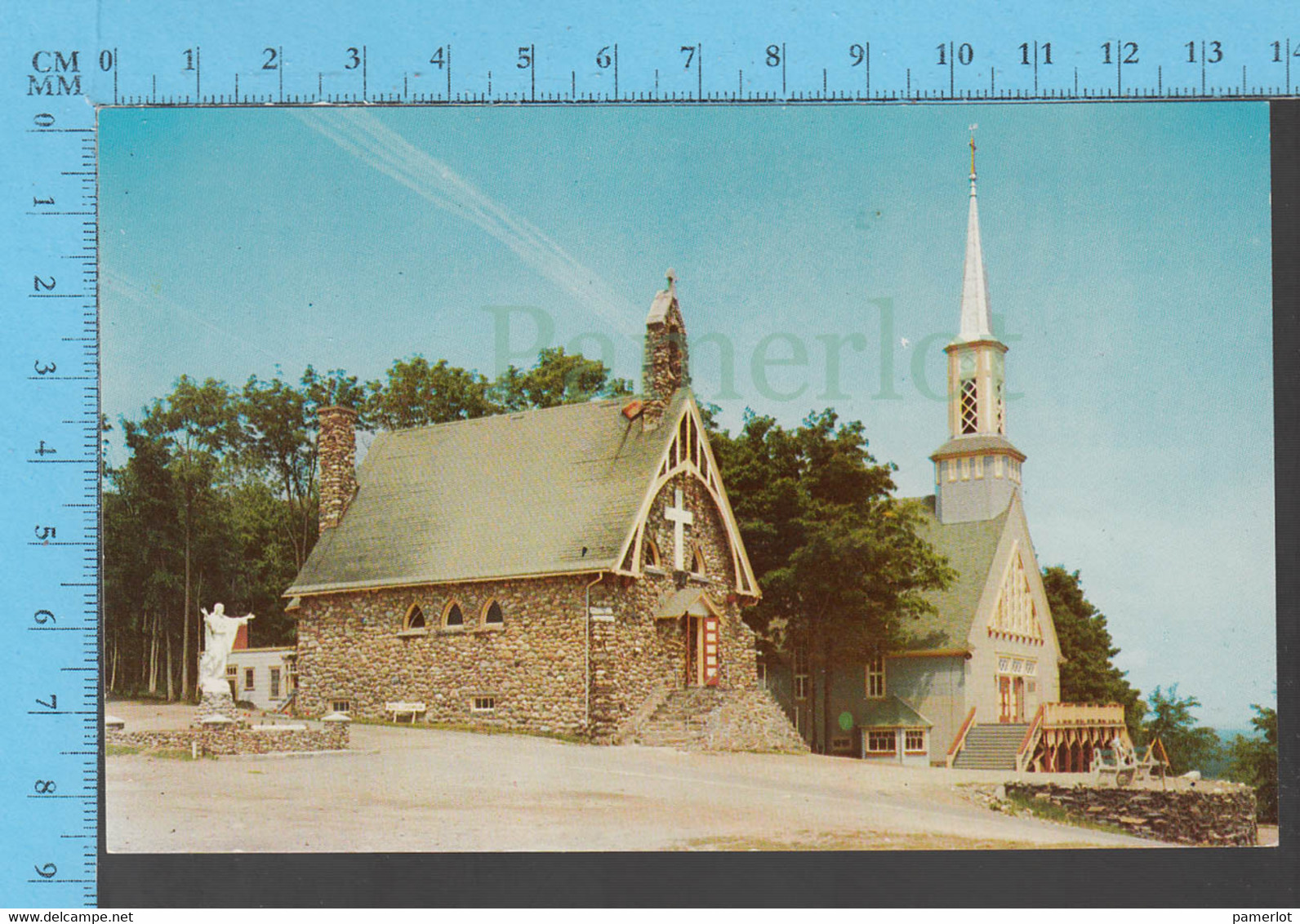 Postcard-Sherbrooke P. Quebec Canada, Sanctuaire De Beauvoir, Les Deux Eglises -  Carte Postale - Sherbrooke