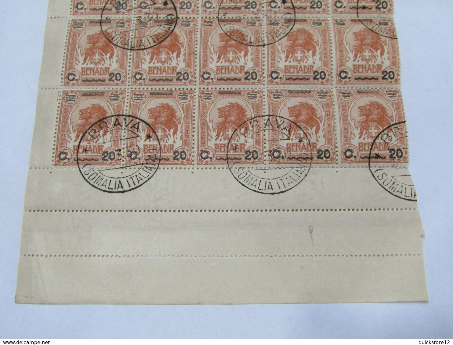 Sello Postal Colonia Italiana - Somalia Italiana - Somalië