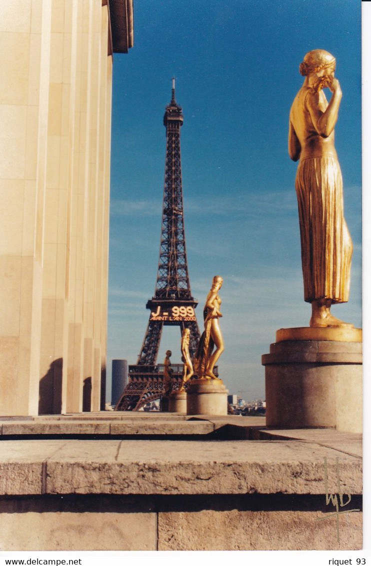 Lot 3 Cp - Tour Eiffel Avec Compte à Rebours Journalier Du 1/01/2000 - J-999 Et J-2 - Tour Eiffel