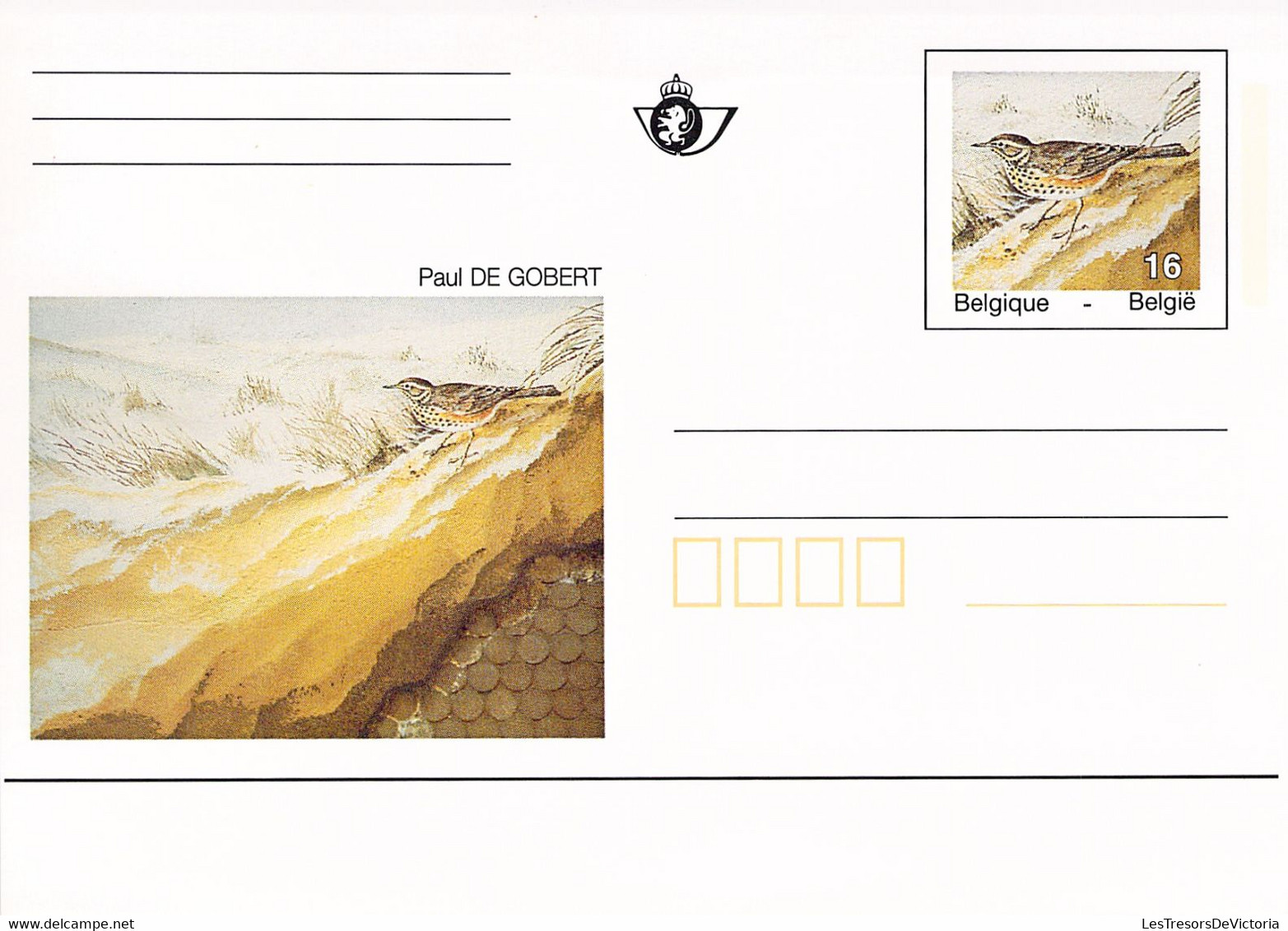 CARTES POSTALES SPECIALES - 1996 à 1997 - COB N° CA 50 à CA 65 - 16 Cartes Différentes ** - Tarjetas Ilustradas (1971-2014) [BK]