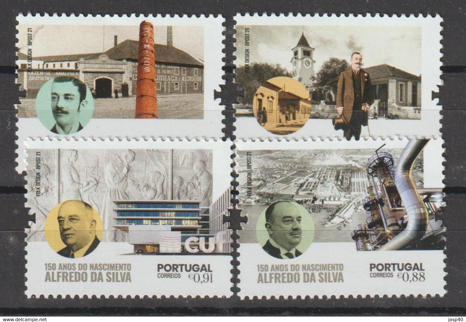 PORTUGAL - ALFREDO DA SILVA - Used Stamps