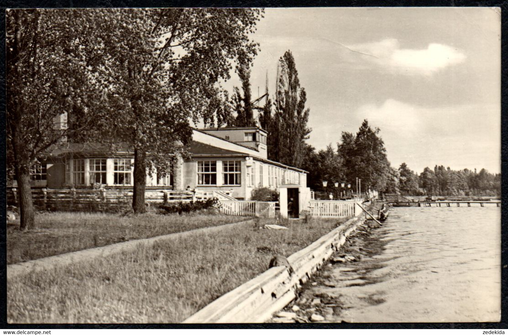 F6534 - Rangsdorf Seebad Kasino Gaststätte - PGH Rotophot Handabzug - Rangsdorf