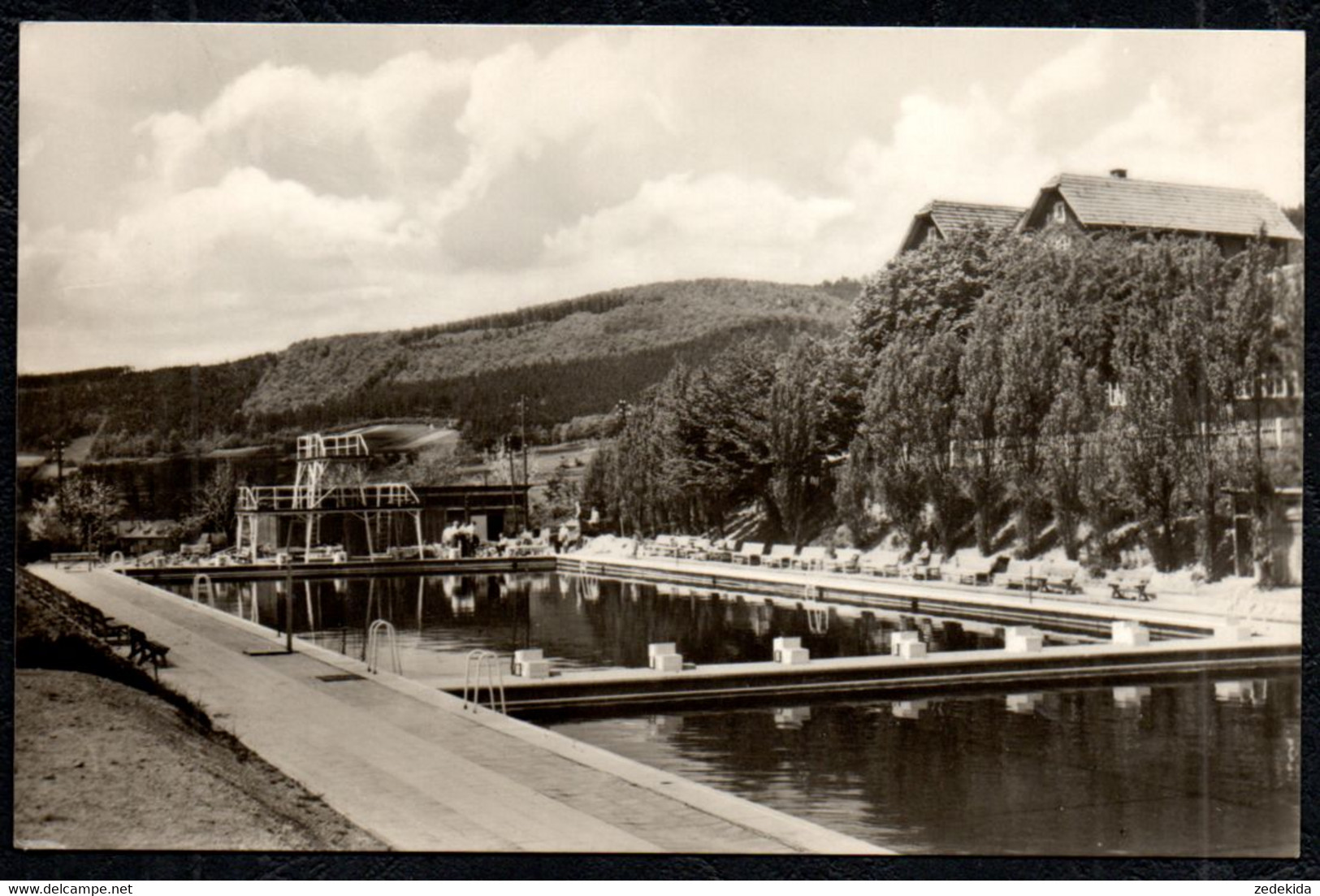 F6536 - Zella Mehlis Schwimmbad Freibad Am Einsiedel - Verlag Sepp Portenreuther - Zella-Mehlis