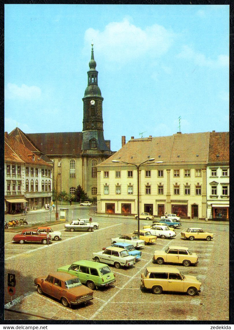 F6559 - TOP Großenhain Markt Parkplatz Oldtimer - Bild Und Heimat Reichenbach - Grossenhain