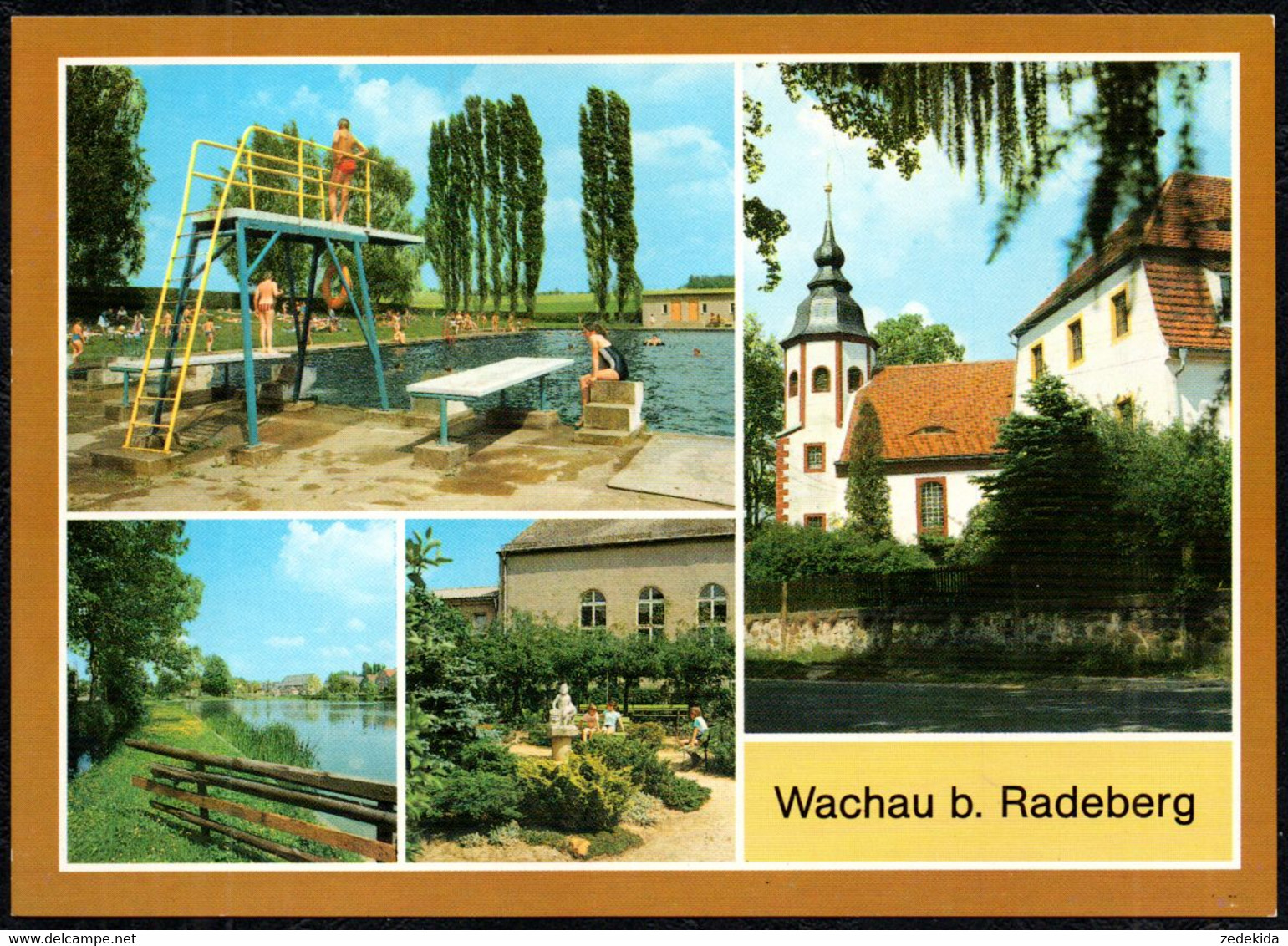 F6562 - TOP Wachau Bei Radeberg Freibad - Bild Und Heimat Reichenbach - Radeberg