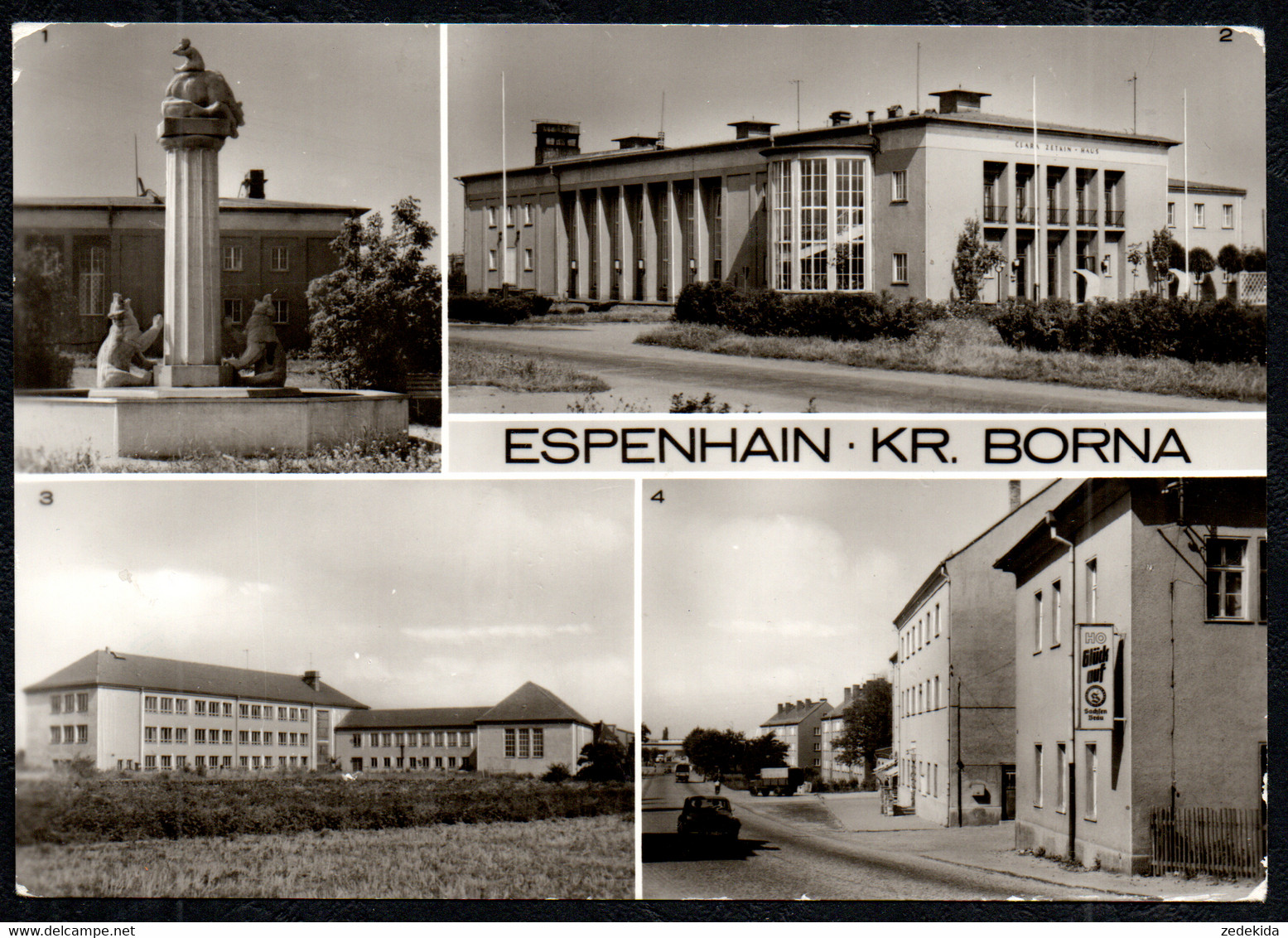 F6716 - Espenhain - Kulturhaus Clara Zetkin Polytechnische Oberschule - Bild Und Heimat Reichenbach - Borna