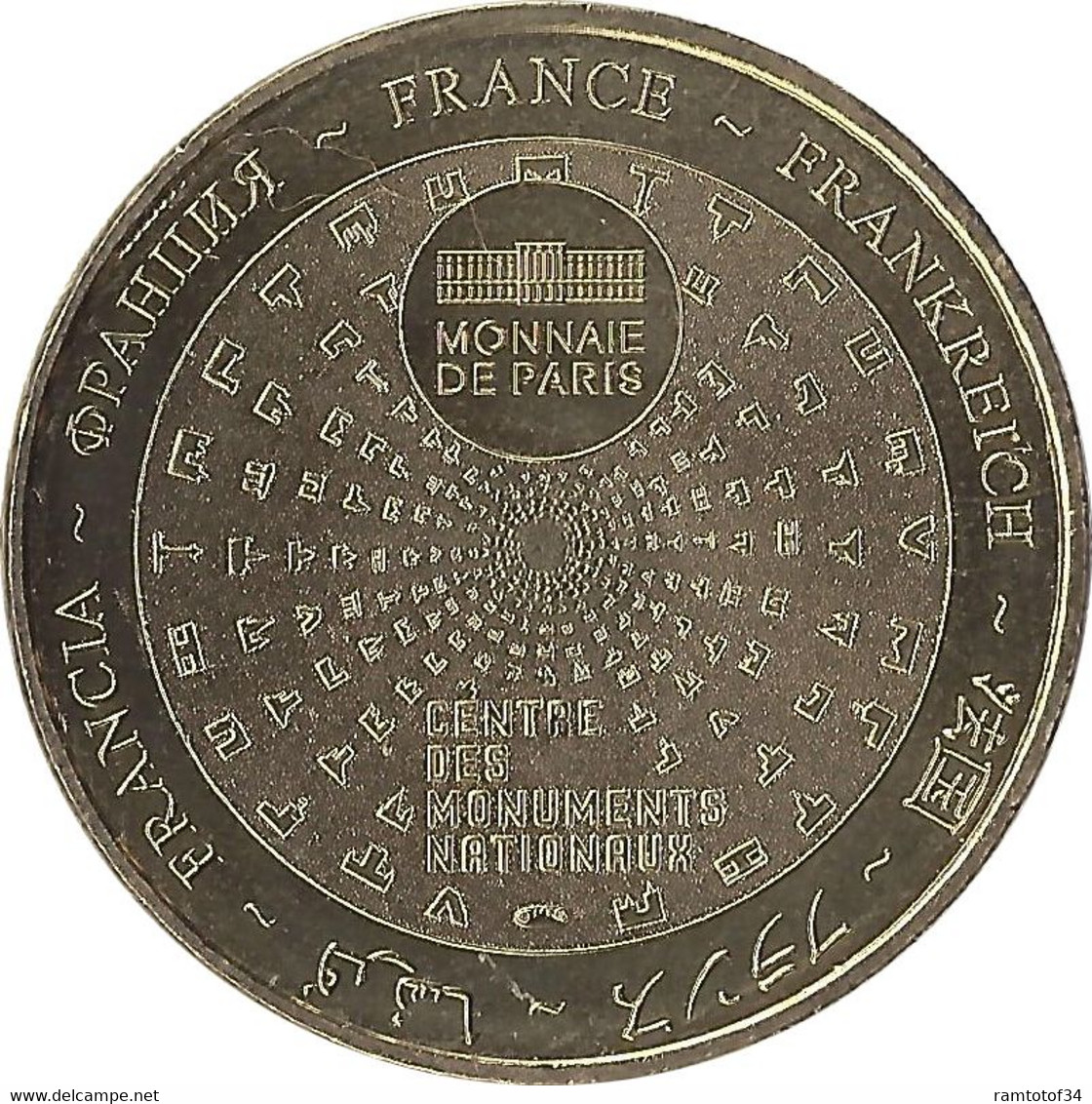 2022 MDP184 - FERNEY-VOLTAIRE - Château De Voltaire 2 (buste De Voltaire) / MONNAIE DE PARIS - 2022