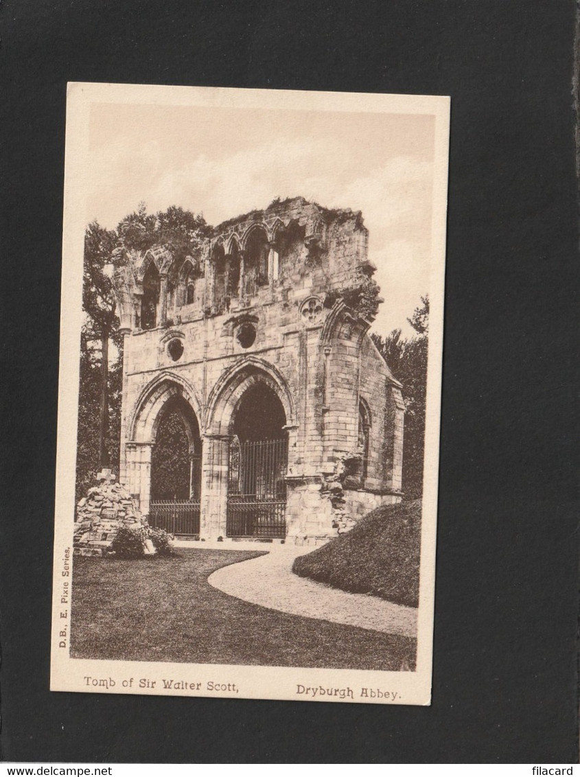 111024      Regno  Unito,  Scozia,  Tomb  Of  Sir  Walter  Scott,  Dryburgh  Abbey,  NV - Berwickshire