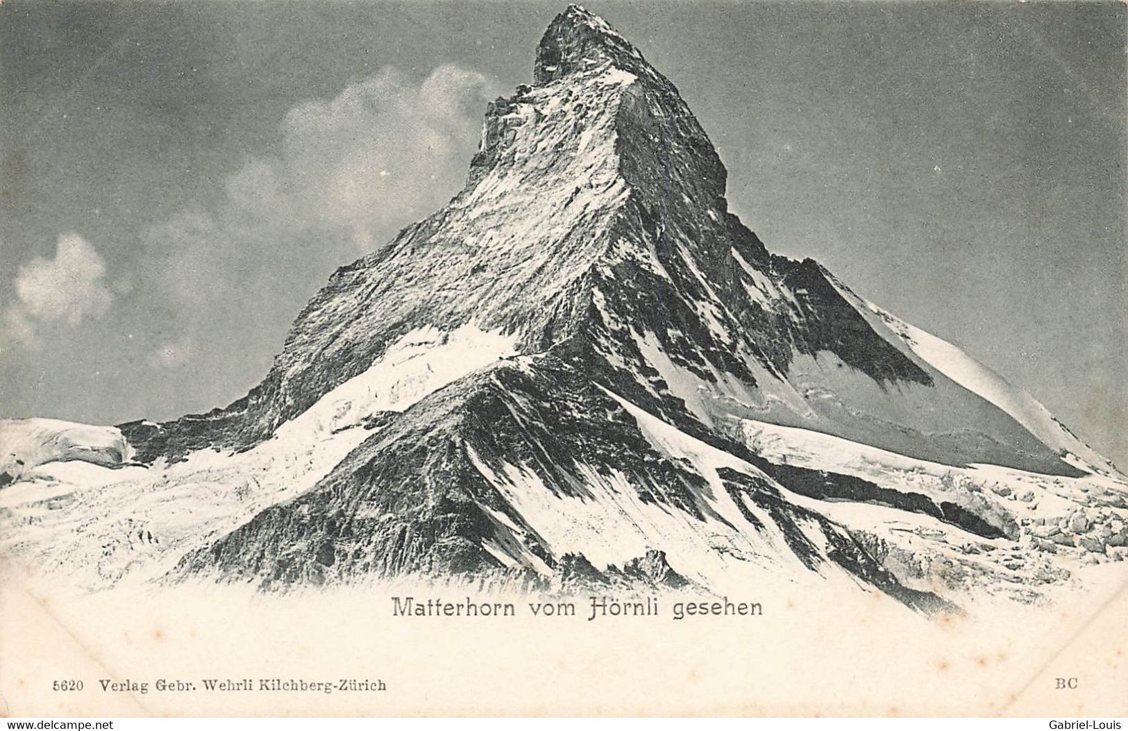 Matterhorn Vom Hörnli Gesehen Zermatt Cervin - Zermatt
