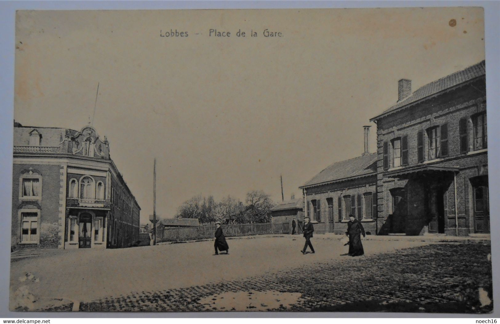 CPA Lobbes - Place De La Gare - Lobbes