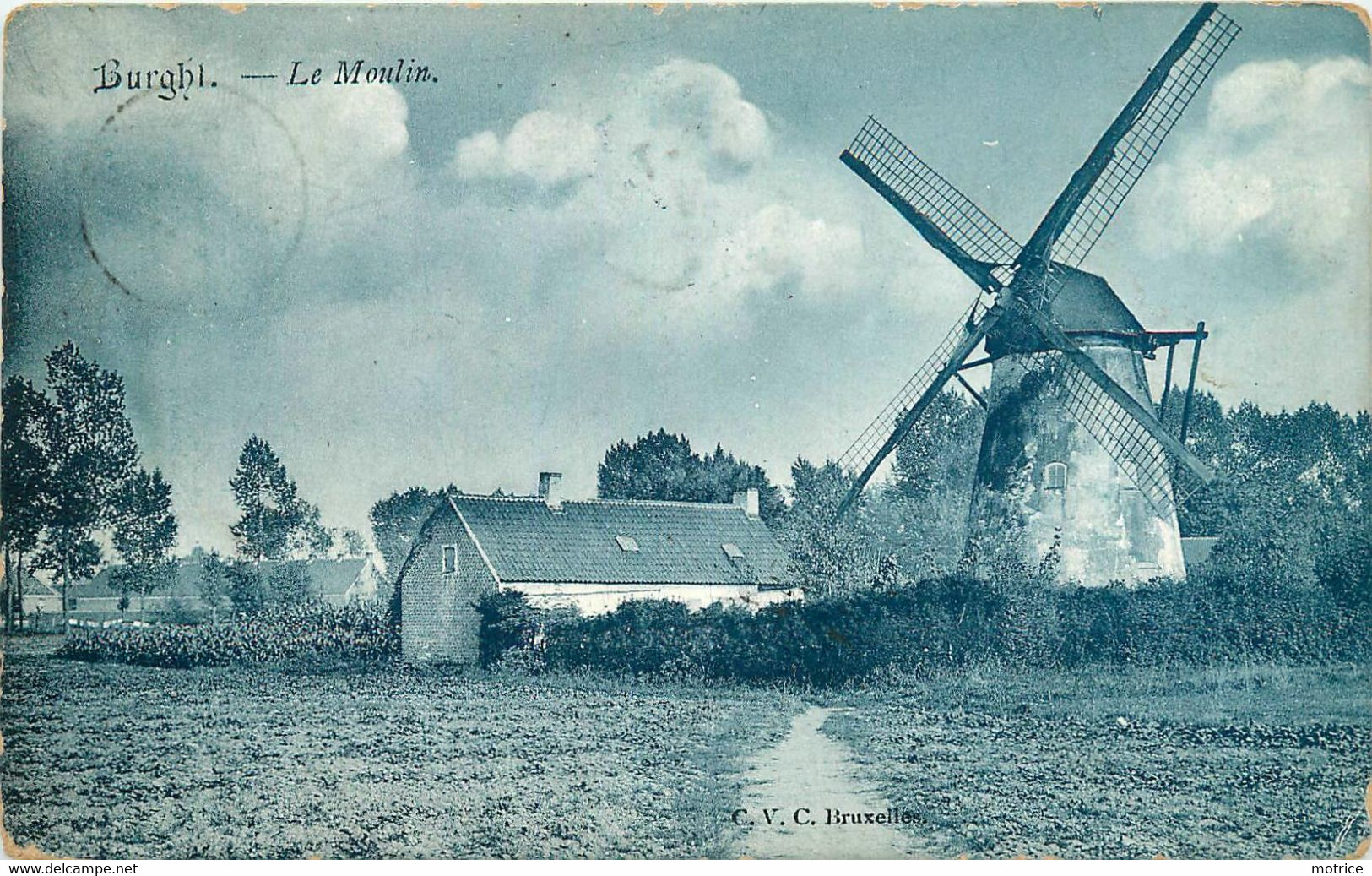 BURGHT - Le Moulin à Vent. - Zwijndrecht